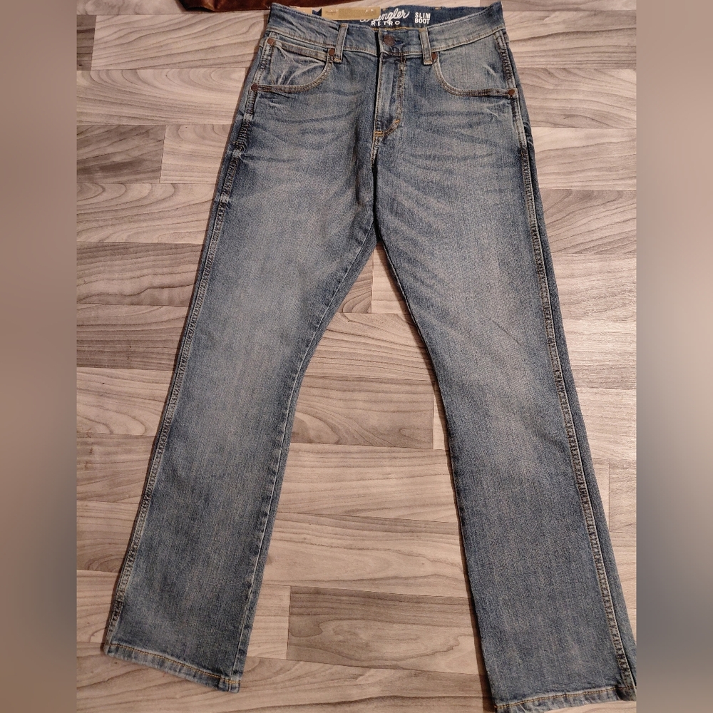 NWT Wrangler Retro Slim Boo Jeans Sz 29x 32